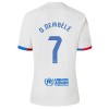 FC Barcelona O. Dembele 7 Fodboldtrøjer Udebane 2023-24 Kort ærmer